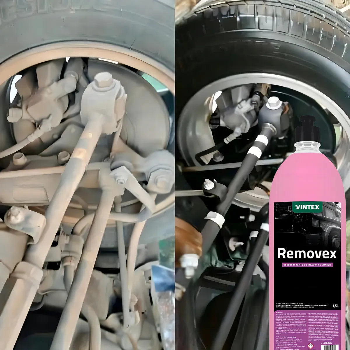 REMOVEX VINTEX - Desengrasante y limpiador de chasis 1,5 litros
