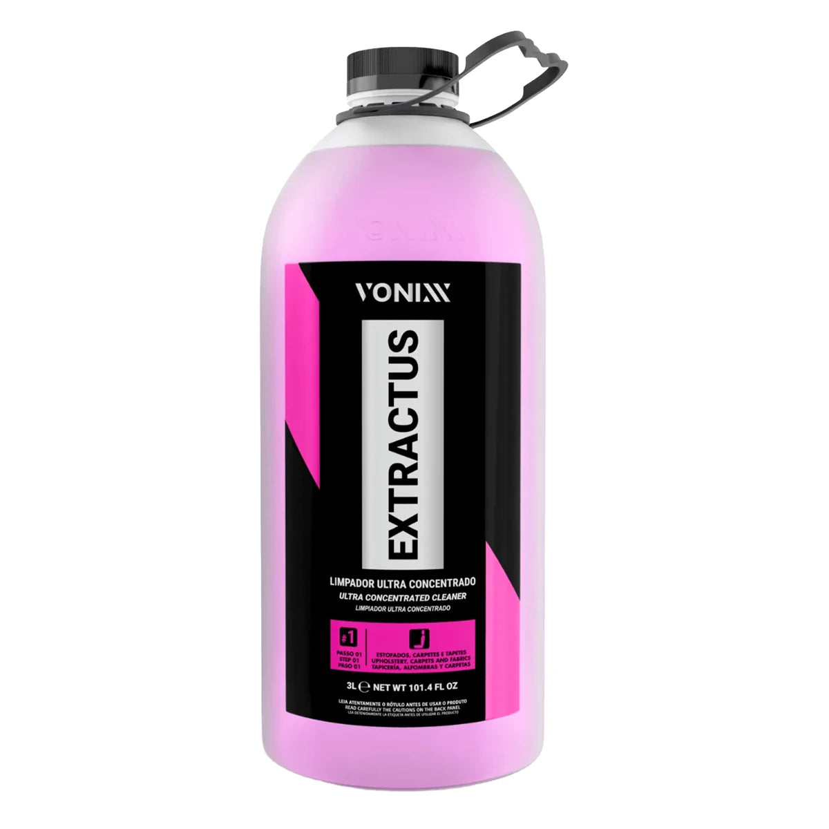 EXTRACTUS VONIXX - Limpiador de Tapicerias Automotriz 3 litros