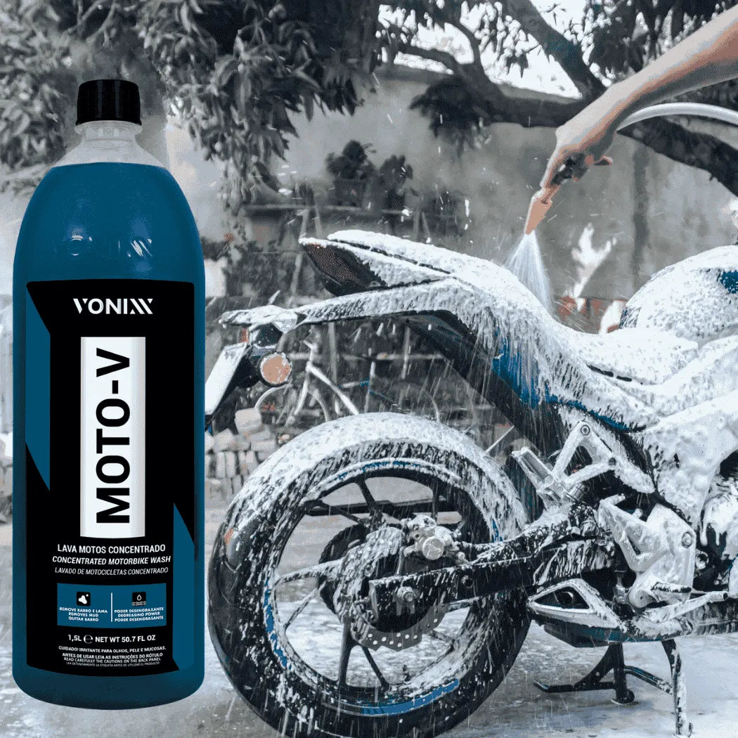 MOTO-V VONIXX - Champú para Motos Concentrado 1.5 litros