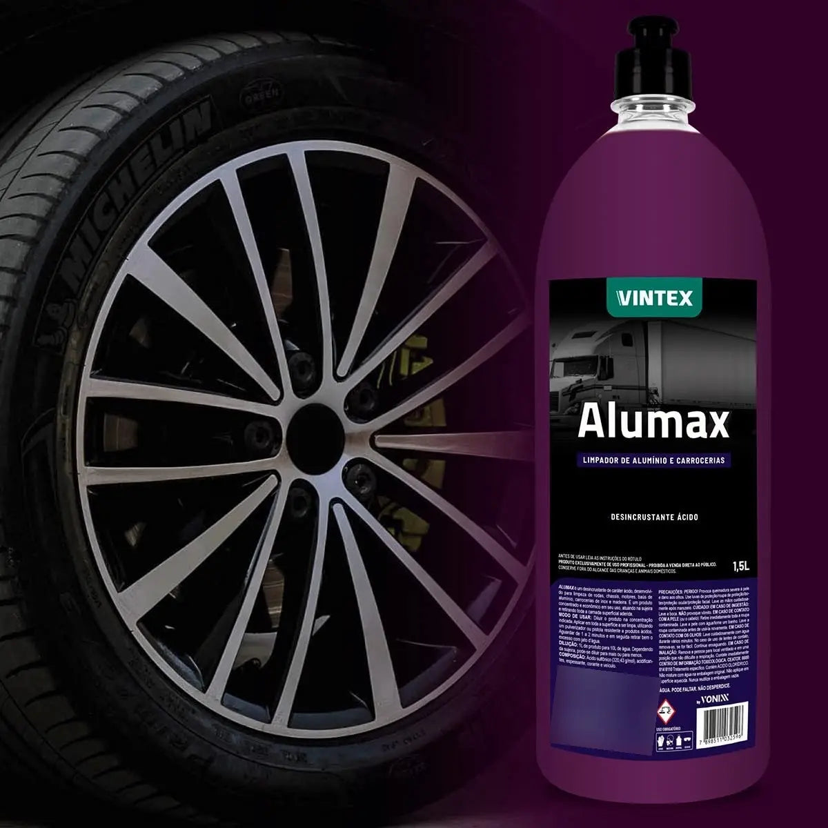 ALUMAX VINTEX - Limpiador de Aluminio y Chassis 1.5 litros